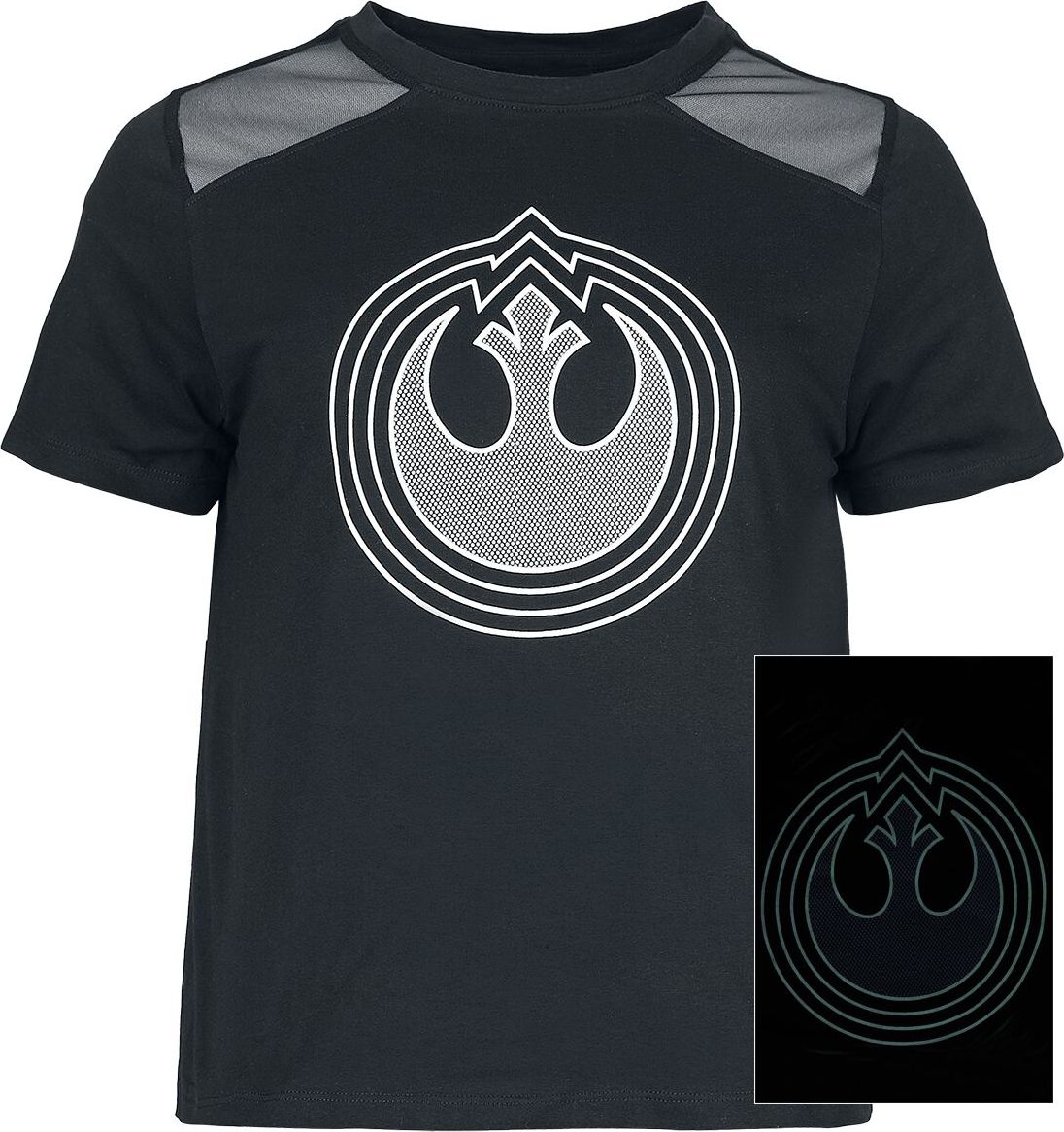 Star Wars Rebel Logo Dámské tričko černá - Merchstore.cz Star Wars Rebel Logo Dámské tričko černá - Merchstore.cz