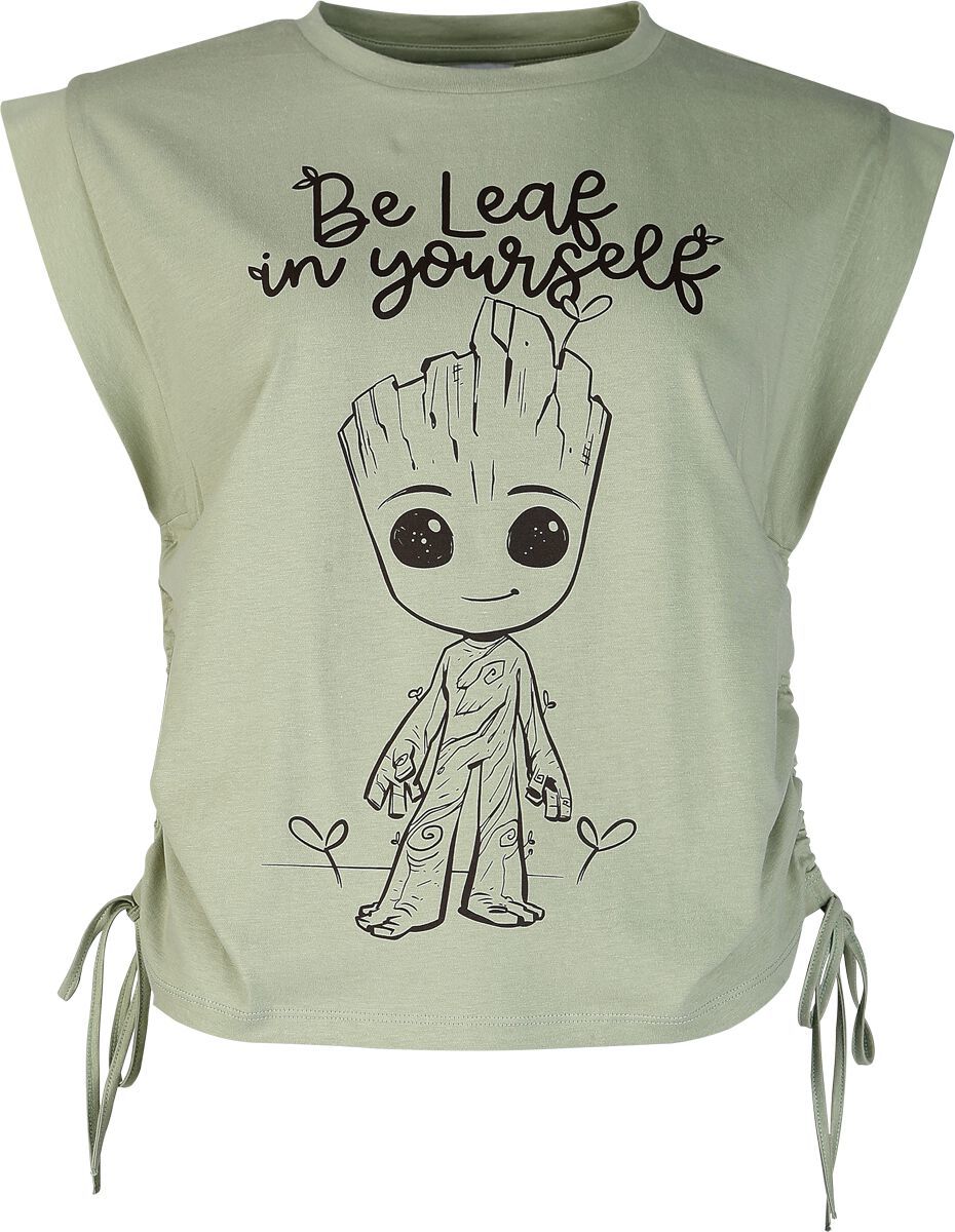 Strážci galaxie Groot - Be Leaf In Yourself Dámský top olivová - Merchstore.cz Strážci galaxie Groot - Be Leaf In Yourself Dámský top olivová - Merchstore.cz