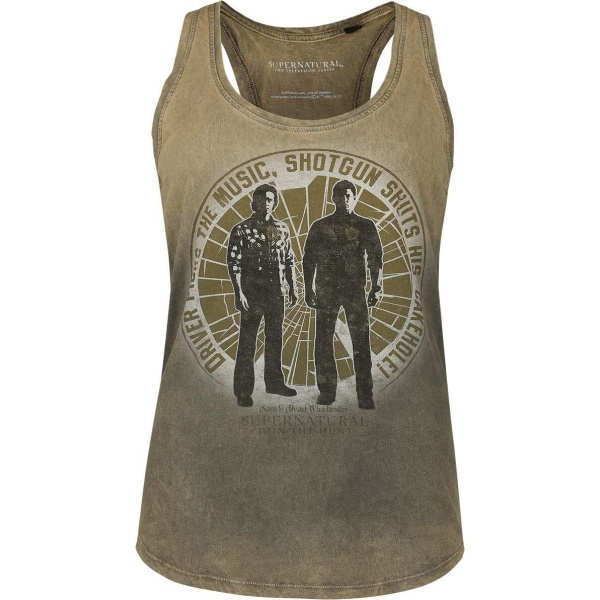 Supernatural Join The Hunt Dámský top zelená - Merchstore.cz