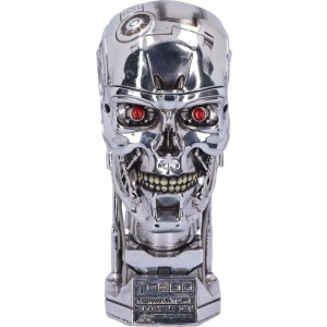 Terminator Nemesis Now - 2 - T-800 Head Box dekorace stríbrná - Merchstore.cz