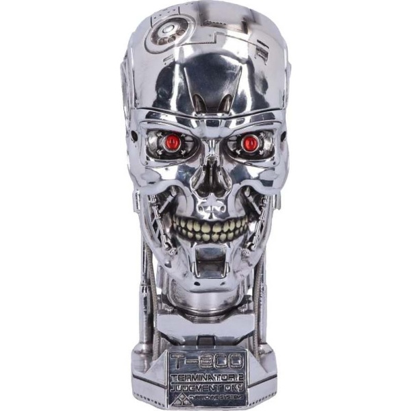 Terminator Nemesis Now - 2 - T-800 Head Box dekorace stríbrná - Merchstore.cz