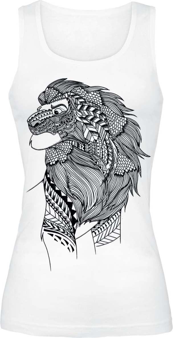 The Lion King Simba Dámský top bílá - Merchstore.cz The Lion King Simba Dámský top bílá - Merchstore.cz