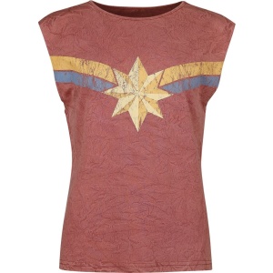 The Marvels Stars Tank top červená - Merchstore.cz