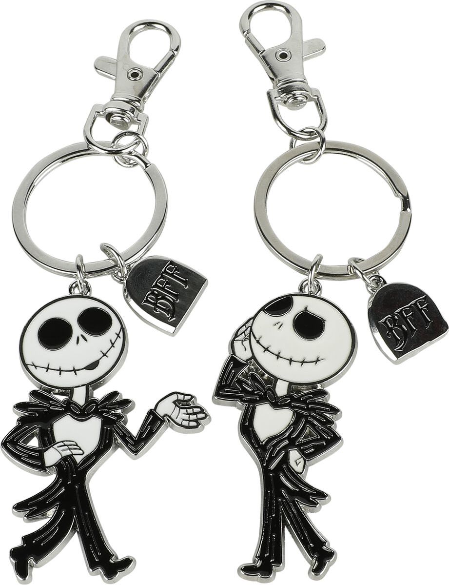 The Nightmare Before Christmas Jack - BFF Klíčenka cerná/stríbrná - Merchstore.cz The Nightmare Before Christmas Jack - BFF Klíčenka cerná/stríbrná - Merchstore.cz