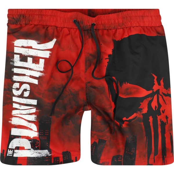 The Punisher Skull - Red Desaster Pánské plavky vícebarevný - Merchstore.cz