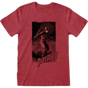 Daredevil In Rectangle Tričko červená - Merchstore.cz