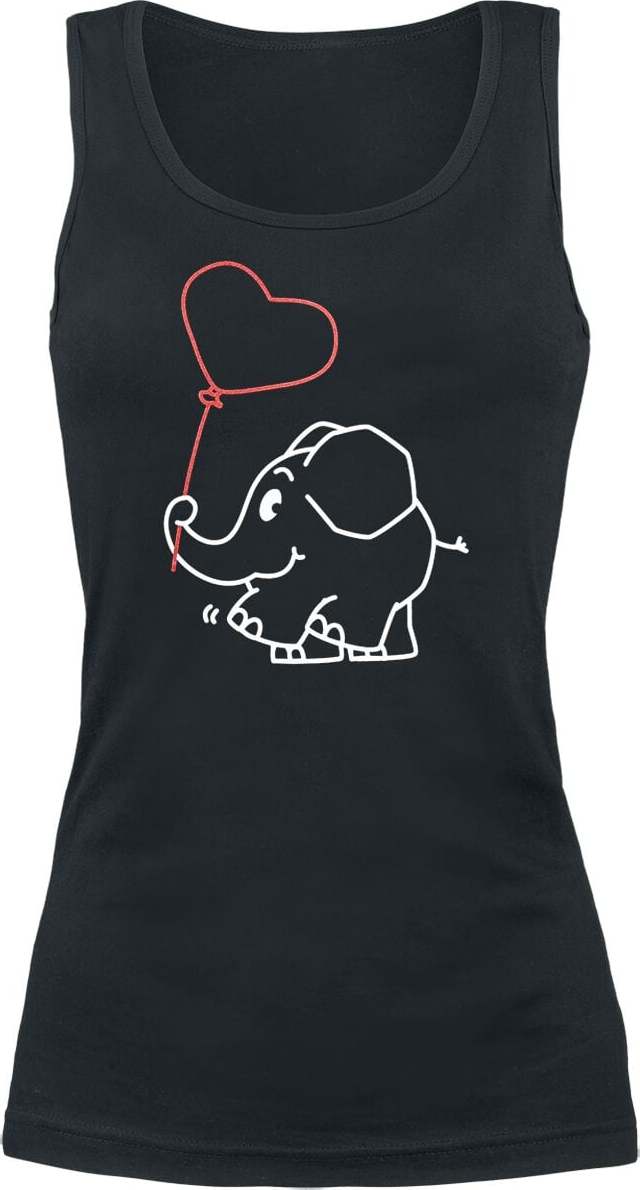 Die Sendung mit der Maus Elefant Dámský top černá - Merchstore.cz Die Sendung mit der Maus Elefant Dámský top černá - Merchstore.cz