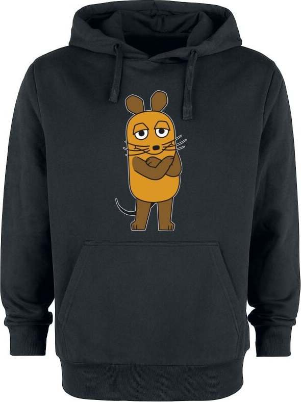 Die Sendung mit der Maus Maus Mikina s kapucí černá - Merchstore.cz Die Sendung mit der Maus Maus Mikina s kapucí černá - Merchstore.cz