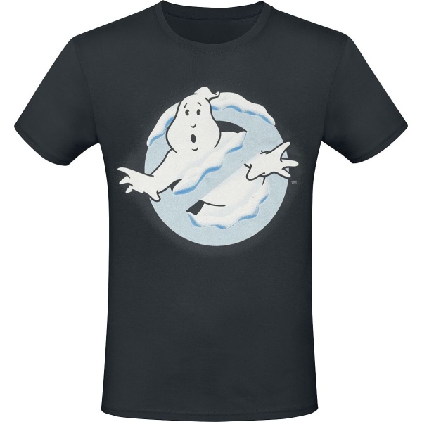 Ghostbusters Frozen Logo Tričko černá - Merchstore.cz