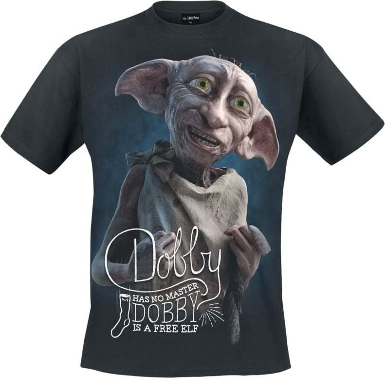 Harry Potter Dobby Tričko černá - Merchstore.cz Harry Potter Dobby Tričko černá - Merchstore.cz