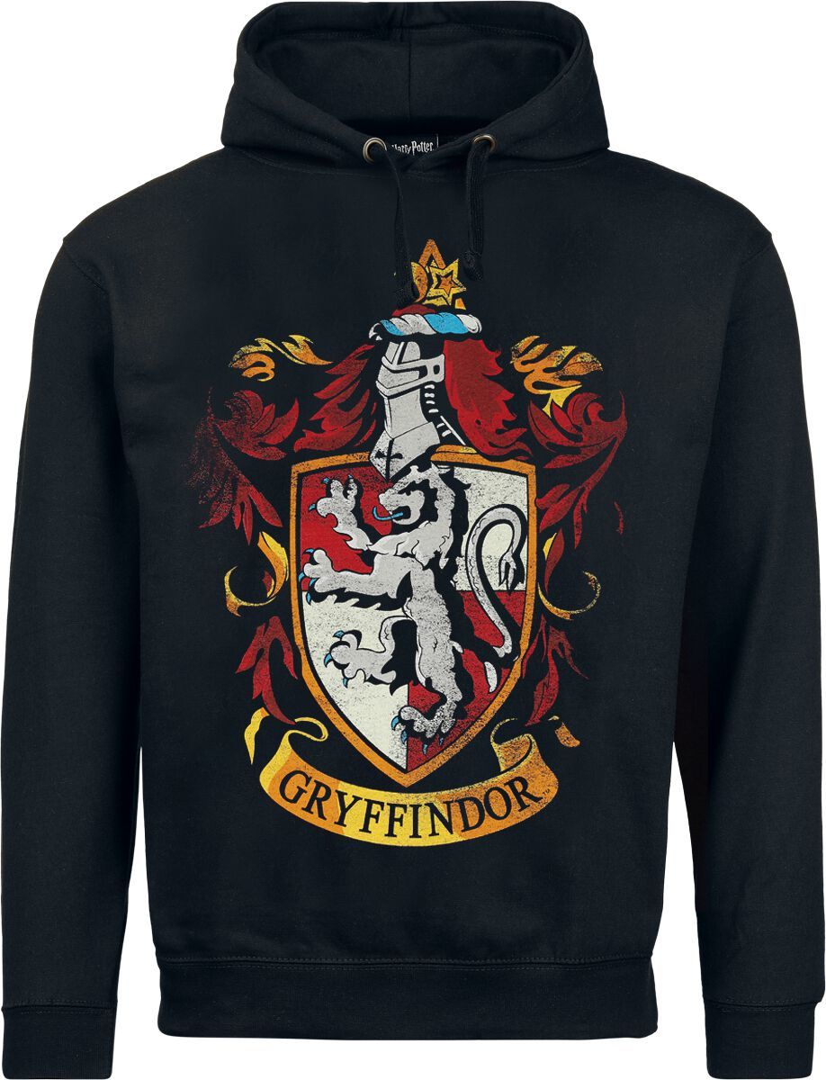 Harry Potter Gryffindor Mikina s kapucí černá - Merchstore.cz Harry Potter Gryffindor Mikina s kapucí černá - Merchstore.cz