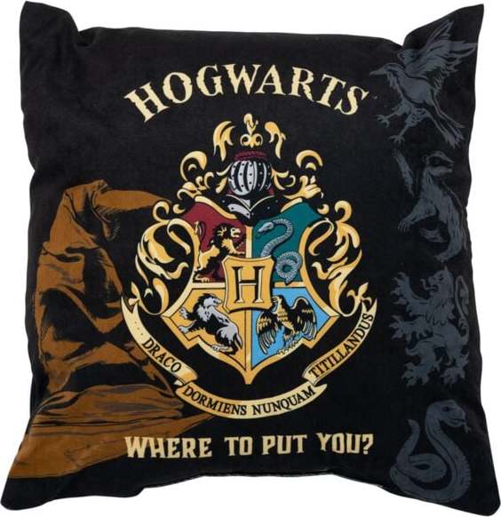 Harry Potter Hogwarts dekorace polštár vícebarevný - Merchstore.cz Harry Potter Hogwarts dekorace polštár vícebarevný - Merchstore.cz