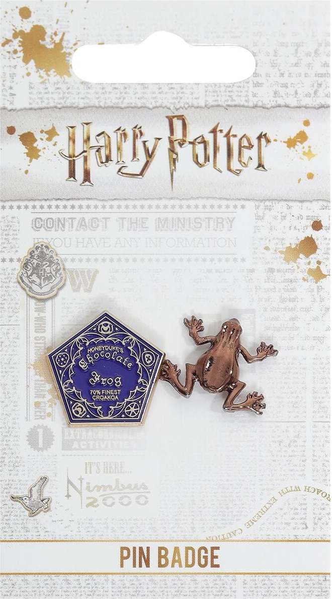 Harry Potter Schokofrosch Sada odznaků zlatá - Merchstore.cz Harry Potter Schokofrosch Sada odznaků zlatá - Merchstore.cz