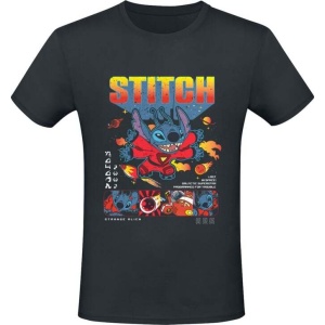 Lilo & Stitch Stitch in Space Tričko černá - Merchstore.cz