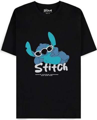 Lilo & Stitch Sunglasses Tričko černá - Merchstore.cz Lilo & Stitch Sunglasses Tričko černá - Merchstore.cz