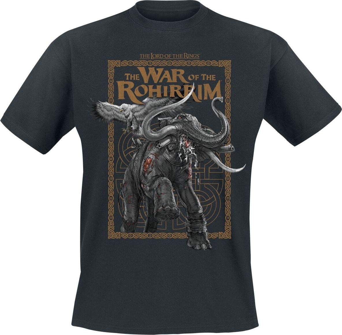 Pán prstenů Die Schlacht der Rohirrim - Rabid Mumak Tričko černá - Merchstore.cz Pán prstenů Die Schlacht der Rohirrim - Rabid Mumak Tričko černá - Merchstore.cz