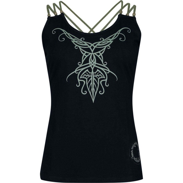 Pán prstenů Mirkwood Elven Collection - Elbenblatt Dámský top černá - Merchstore.cz