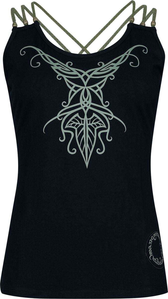 Pán prstenů Mirkwood Elven Collection - Elbenblatt Dámský top černá - Merchstore.cz Pán prstenů Mirkwood Elven Collection - Elbenblatt Dámský top černá - Merchstore.cz