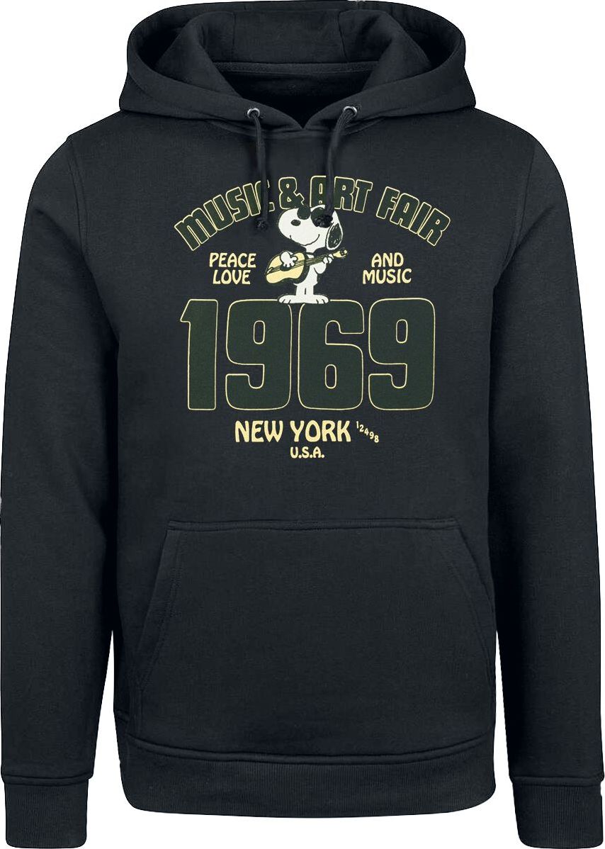 Peanuts Music & Art Fair - Snoopy Mikina s kapucí černá - Merchstore.cz Peanuts Music & Art Fair - Snoopy Mikina s kapucí černá - Merchstore.cz