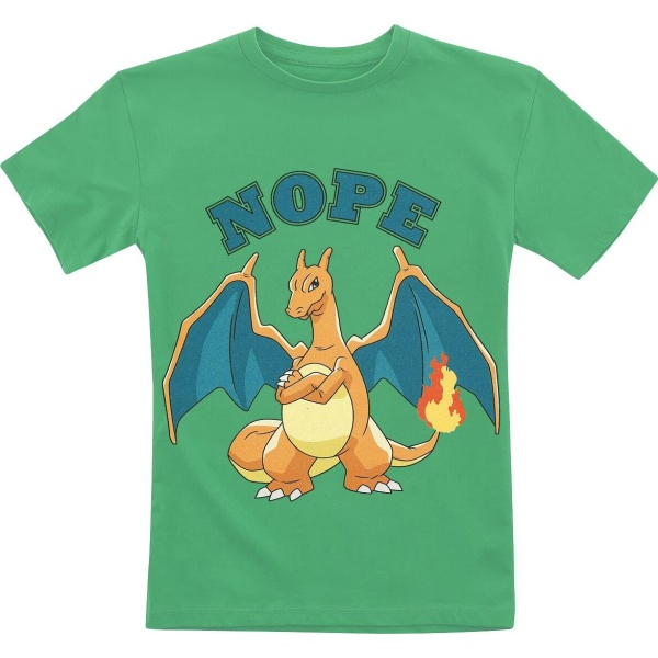 Pokémon Kids - Charizard - Nope detské tricko zelená - Merchstore.cz