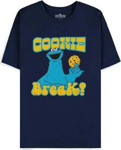 Sesame Street Cookie Monster Tričko námořnická modrá - Merchstore.cz Sesame Street Cookie Monster Tričko námořnická modrá - Merchstore.cz