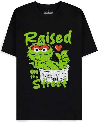 Sesame Street Grouch Tričko černá - Merchstore.cz Sesame Street Grouch Tričko černá - Merchstore.cz