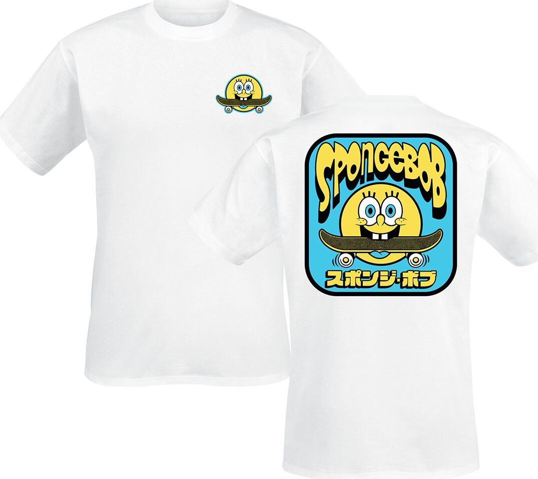 SpongeBob SquarePants Schwammkopf - SpongeBob Tričko bílá - Merchstore.cz