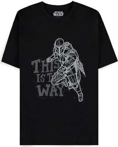 Star Wars Odznak The Mandalorian Tričko černá - Merchstore.cz Star Wars Odznak The Mandalorian Tričko černá - Merchstore.cz