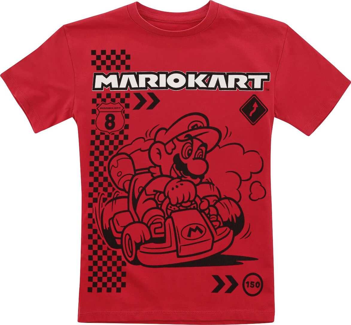 Super Mario Kids - Kart Champion detské tricko červená - Merchstore.cz Super Mario Kids - Kart Champion detské tricko červená - Merchstore.cz