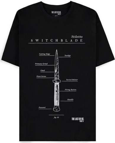 The Last Of Us Switchblade Tričko černá - Merchstore.cz The Last Of Us Switchblade Tričko černá - Merchstore.cz