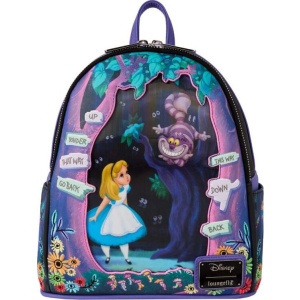 Alice in Wonderland Loungefly - Alice and Cheshire Cat Batoh vícebarevný - Merchstore.cz