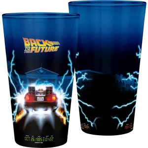 Back To The Future Delorean sklenicka vícebarevný - Merchstore.cz