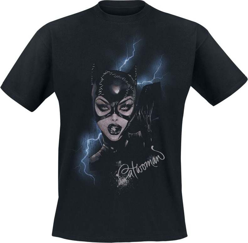 Batman Catwoman - Pose Tričko černá - Merchstore.cz