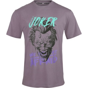 Batman Joker - Are Not Afraid Tričko purpurová - Merchstore.cz