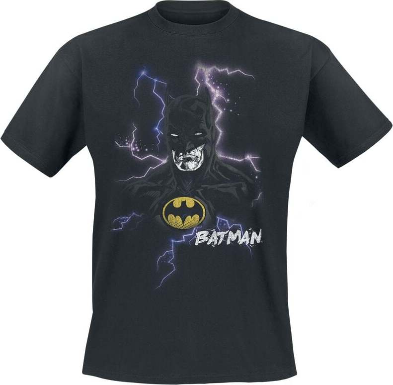 Batman Serious Face Tričko černá - Merchstore.cz Batman Serious Face Tričko černá - Merchstore.cz