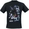 Batman Shouts Lightning Bats Tričko černá - Merchstore.cz