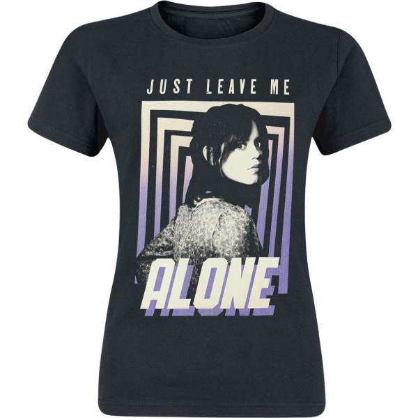 Beetlejuice Astrid Deetz - Just leave me alone Dámské tričko černá - Merchstore.cz
