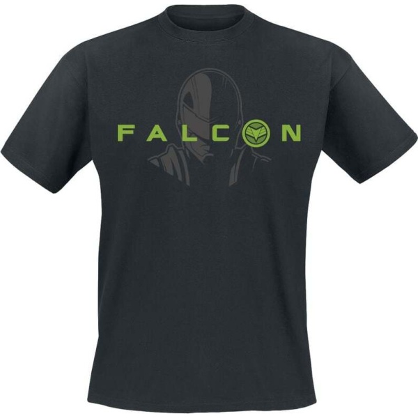 Captain America Falcon Tričko černá - Merchstore.cz