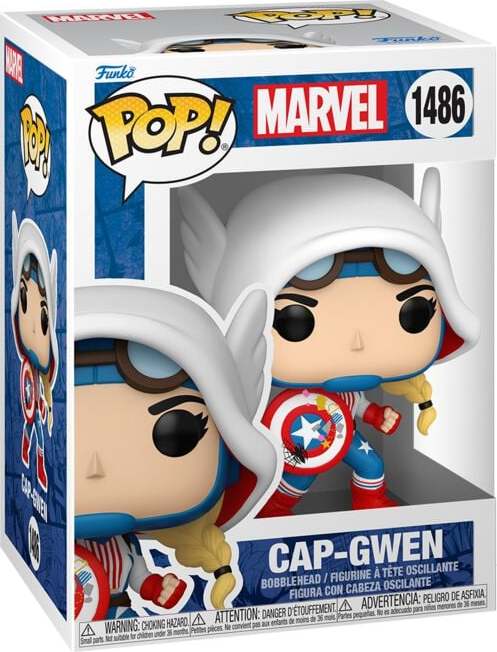 Captain America Vinylová figurka č.1486 Cap-Gwen Sberatelská postava standard - Merchstore.cz Captain America Vinylová figurka č.1486 Cap-Gwen Sberatelská postava standard - Merchstore.cz