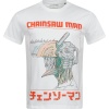 Chainsaw Man Three Tone Chainsaw Tričko bílá - Merchstore.cz