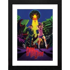 Dan Da Dan Framed print Cow abduction Zarámovaný obraz barevný - Merchstore.cz