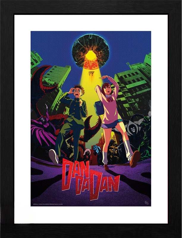 Dan Da Dan Framed print Cow abduction Zarámovaný obraz barevný - Merchstore.cz Dan Da Dan Framed print Cow abduction Zarámovaný obraz barevný - Merchstore.cz