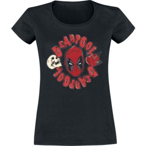 Deadpool Love And Dead Dámské tričko černá - Merchstore.cz