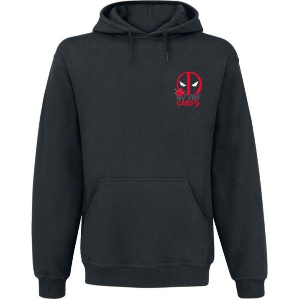 Deadpool No One Cares Mikina s kapucí černá - Merchstore.cz