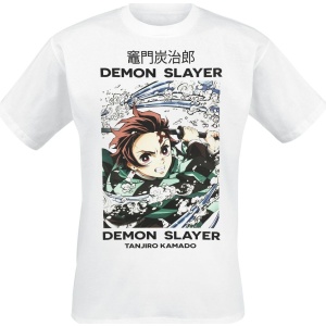 Demon Slayer Whirlpool Tričko bílá - Merchstore.cz