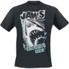 Der weisse Hai Jaws Dam Dum Da Dum - Poster Tričko černá - Merchstore.cz