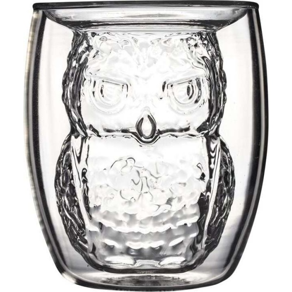 Harry Potter 3D sklenice Hedwig sklenicka transparentní - Merchstore.cz