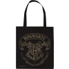 Harry Potter Hogwarts Crest - erb Bradavice Plátená taška cerná/béžová - Merchstore.cz