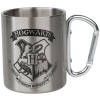 Harry Potter Hrnek s karabinkou Hogwarts Hrnek stríbrná - Merchstore.cz