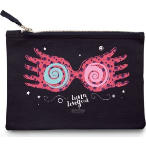 Harry Potter Toaletní taštička Luna Lovegood Kosmetická taška černá - Merchstore.cz